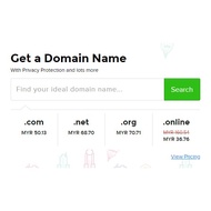 [PROMO] Cheap Domain Name .com .net .org  for 1st Year