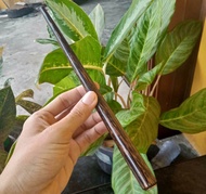 once pipa rokok kayu liwung polos 25cm lubang multifungsi (mild filter kretek)