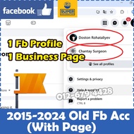【With Page】Old Facebook Account With Business Page, Fb Page, Fb Profile For Run Ads share Post, Fb A