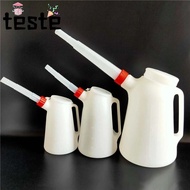 Oil Measuring Jug, Plastic with Pouring Spout Container Oiler, Durable 1.2/2/3/4/5 Litre Plastic Oil