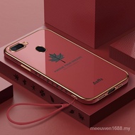 OPPO A5S A7 A12 Case OPPO F9 Maple Leaf Pattern Mobile Phone Case For soft case phone cover caing FY