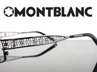 【帥哥王】全新超奢華MONT BLANC萬寶龍鏤空鑲鑽方框光學眼鏡MB152-A36原價1萬3 出清4280元