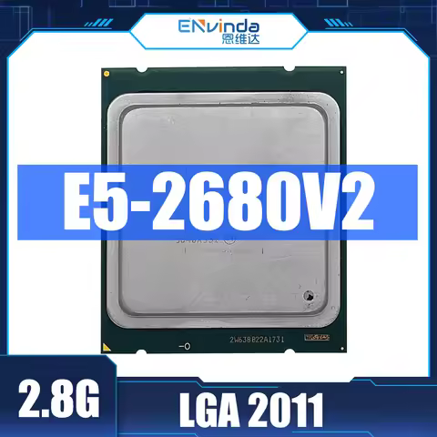 Used Intel Xeon Processor E5 2680 V2 CPU 2.8 LGA 2011 SR1A6 Ten Cores Server processor E5-2680 V2 E5
