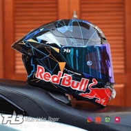 KYT TT Course Pol Espargaro Qatar 2021 Black repaint visor BLUE