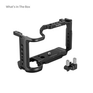กรงขนาดเล็กสำหรับ Sony ZV-E10 II พร้อม Arca-Swiss Quick Release Plate สำหรับ DJI RS 2 /Rsc 2 /Rs 3 /