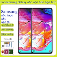 Original AMOLED For Samsung Galaxy A60 A70 A80 A90 5G LCD Display Touch Replacement