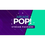 Electro Arcade Pop stream Overlay / Screen Theme / Widget Theme (STREAMLABS OBS / OBS Studio)
