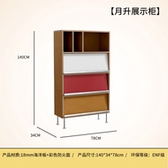 Bauhaus Style Storage Cabinet Wall Mounted Living Room Display Shelf Bookcase Dining Room Sideboard