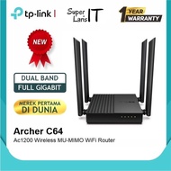 Tp-link Archer C64 AC1200 Wireless MU-MIMO WiFi Router Official