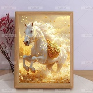 Horse to Success Golden Horse Lucky Blessing Photo Frame Room Desktop Table Friends20260225