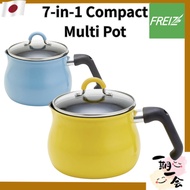 Wahei Freiz To May Multi Pot M 14cm 2.2L IH Compatible Nonstick 7-in-1 (Boil/Fry/Simmer/Cook Rice) G