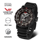 Jam Tangan VOSTOK EUROPE Engine NH72/571C647 Automatic Skeleton Black