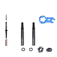 RISK French Nozzle Extension Rod [Detachable Version] 45mm 80mm Plate Tire Tube Bicycle [C06-1]