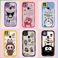 Casing Realme C12 Casing Realme C25 Casing Compatible with Pop Mart Phone Casing Cool Cartoon Labubu