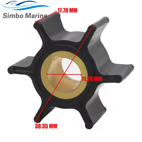 For Johnson Evinrude outboard impeller 4hp 4.5hp 8 hp 2 stroke 0389576 0436137