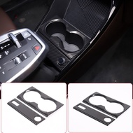 For BMW X1 U11 2023+ ABS Carbon Fiber/Black Car Center Control Water Cup Holder Scratch Resistant Pa