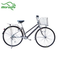 HY/🎁MaruishiJapanese Bicycle Chainless Drive Shaft Adult City Shuttle Bus27Inch Aluminum Alloy Internal Variable Speed B