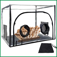 Mushroom Growing Tent Tear-Resistant with Glove Ports Mushroom Cultivation Still Air Box for Enthusi