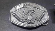 HARLEY DAVIDSON哈雷重機皮帶頭獨一無二嬉皮