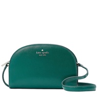 Kate Spade Perry Leather Dome Crossbody Bag in Deep Jade k8697
