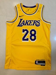 全新 NBA Lakers Swingman Jersey 湖人球衣八村壘 Rui Hachimura Size 44 #Lebron #Kobe#Jordan#Edwards