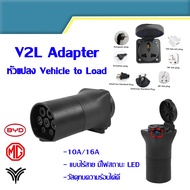 V2L Adapter Head With LED Lights To Choose From For BYD MG NETA ORA AION Electric Cars And Secondary