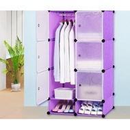 Wardrobe - Purple 6 Doors