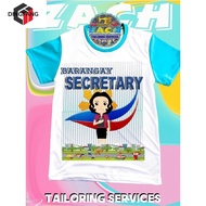 BARANGAY SECRETARY SUBLIMATED SHIRT