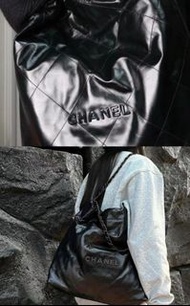 Chanel 22 BAG MEDIUM SO BLACK TOTE