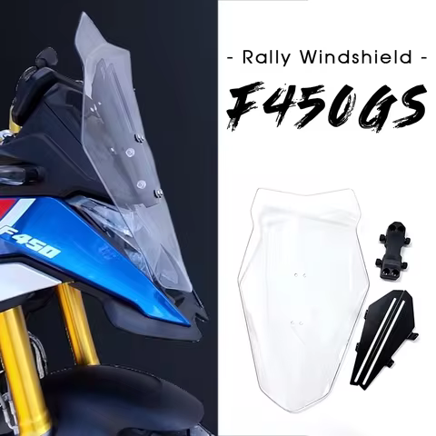 For BMW F450GS GS450 Rally Windshield F 450 GS F 450GS Headlight Protector Motorcycle Windscreen Win