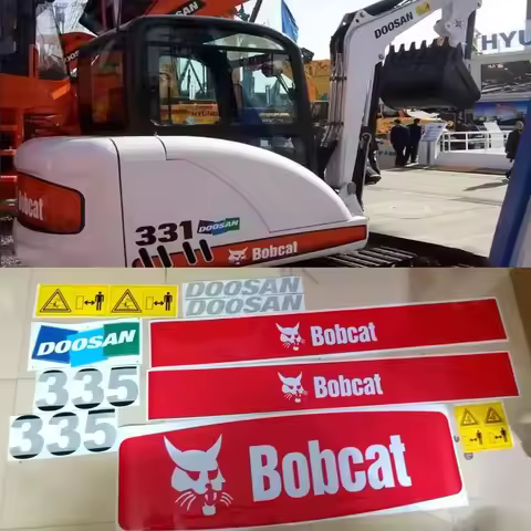 High Quality for Bobcat Full Car Label Sticker 320 323 324 325 331 334 335 337
