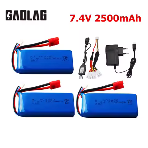 7.4v 2500mAh 25c Lipo battery for Syma X8C X8W X8G X8 RC Quadcopter Parts 7.4 V 903480 Toys Battery 