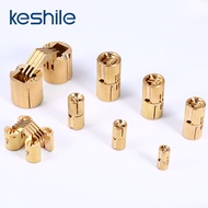 Copper Hinge Accessories Concealed Hinge Gift Box Solid Wood Cigar Box Bucket Premium Copper Cylindr
