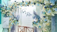 (Shine Decor - Gawangan) Backdrop Akad Lamaran Aqiqah Khitan Ultah GW2