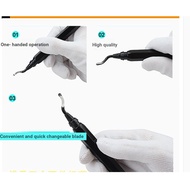 A a.RB1000+BS1010 bk3010 bs1018 Deburring Knife Trimming Spatula Stainless Steel Burr Knife M2DV