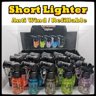 Short Size Lighter 打火机 防风打火机 Gricket 强力打火机 瓶装打火机 Gricket Windproof Lighter 🔥Ready stock 🔥 防风打火机