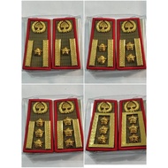 MERAH PNS SULSEL RANK GRADE 4A, 4B, 4C, 4D RED MOTIF MICA