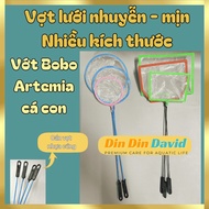 Fine net racket - Aquarium fish racket - NANO NET - Picking up Bobo artemia fry