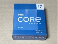 徵收 Intel 原裝CPU完整原盒 未用風扇/散熱器 i7-13700K 13代