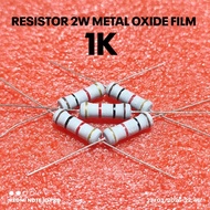 (PER 5 PIECES) 2W 2WATT 1K 1K KILO CF 5% ROHS RESISTOR