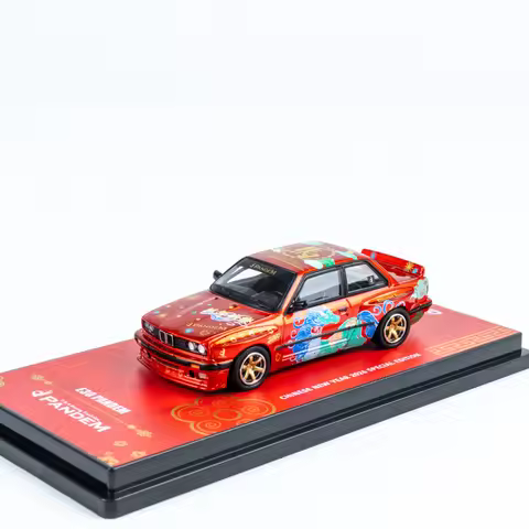 #IN64-E30P-CNY26 INNO 1:64 PANDEM ROCKETBUNNY E30 Red limited8888 2026 Chinese New Year Special Edit
