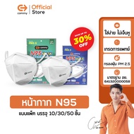 COMMY N95 MASK แบบคล้องศีรษะ ป้องกันฝุ่น Pm2.5 ฝุ่นอนุภาคขนาดเล็ก0.3ไมครอนและสารคัดหลั่งที่นำไปสู่กา