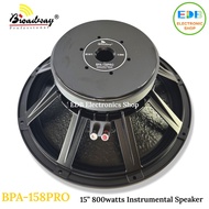 Broadway BPA-158PRO 15" 800watts Instrumental Speaker  BPA158PRO 15 inches 800watts PA Speaker