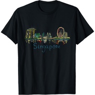 Men's cotton T-shirt Singapore T-Shirt Vintage T-shirt Fast Shipping 4XL , 5XL , 6XL