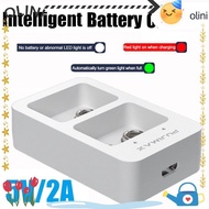 OLINI Intelligent Battery Charger Durable Stable Portable Fast Charging Dock for 9V Ni-MH/Ni-Cd/Li-i