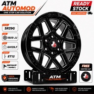 Sport Rim MAMBA Wheels 4x4 18x9 6H139.7 ET12 - READY STOCK