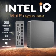2025 Portable i9 Mini PC Computer Windows 11 Intel Core i9 8950HK 16GB 1TB Gaming Computer Dual-Band