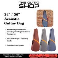 Deluxe 8mm Think Sponge Padded 34 / 36 inch Acoustic Guitar Bag ( LS001-36" / LS001-36 / 34inch / 36