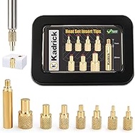 Kadrick Soldering Tips/Heat Set Insert Tips - for Heat set Inserts,7 Tips for Threaded inserts M2 M2