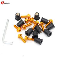 For Yamaha MT15 MT 15 MT-15 Motorcycle Accessories Windshield Bolt Windscreen Mounting Screw Washer 